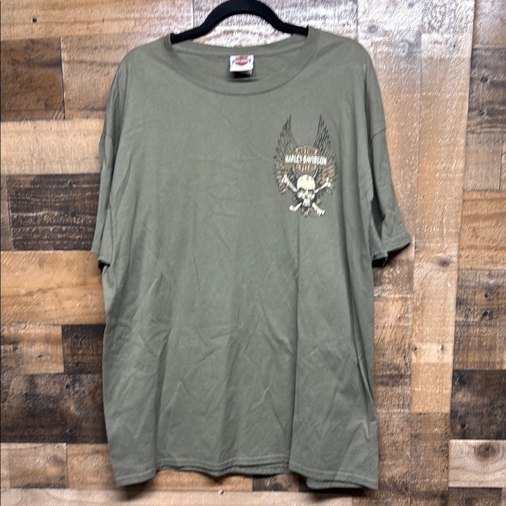 Harley-Davidson Skull Graphic T-Shirt Mason‎ City Iowa Men's Size XL